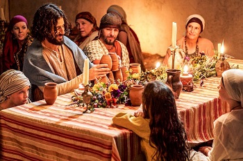 A table, Jésus est un homme joyeux, Il n'engendre pas la tristesse