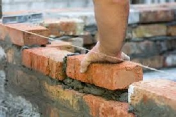 La construction des murs d'une maison