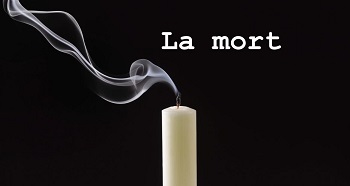 la flamme d’une bougie s’est éteinte