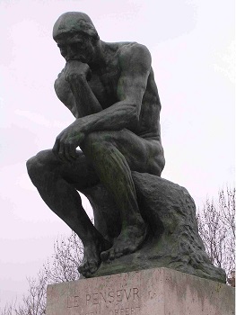 le fameux penseur de Rodin
