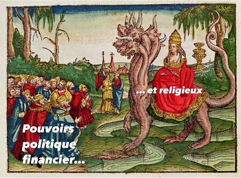 l’église catholique et ses dignes filles règnent sur les rois, les présidents, les financiers, les religieux  et donc sur les habitants de la terre