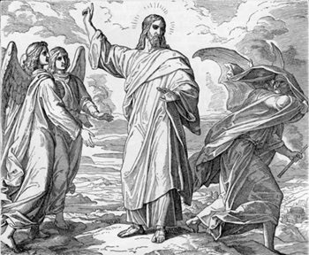 Jésus refusant d’adorer le diable