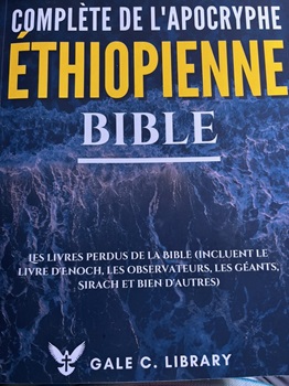 couverture du livre de la Bible Éthiopienne