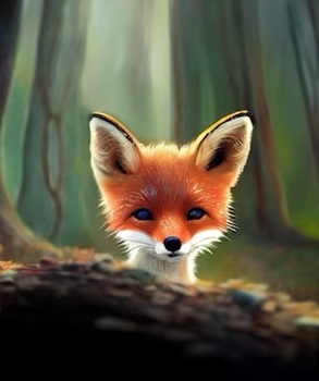 un joli petit renard si mignon