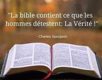 une Bible ouverte de Charles Spurgeon
