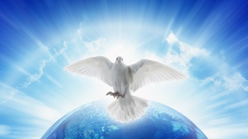 le Saint Esprit sous la forme d’une colombe