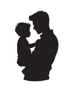 un enfant et son père