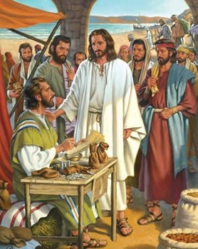 Jésus appelle Levi à Le suivre